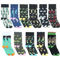 Men's Simple Style Commute Animal Cotton Crew Socks A Pair main image 4