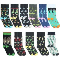 Men's Simple Style Commute Animal Cotton Crew Socks A Pair main image 5