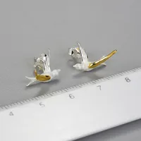1 Pair 925 Sterling Silver Ear Studs main image 2