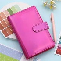 Fashion Creative Laser Macaron Loose-Leaf Notebook A 200.00cm-Inch Color Page PVC Front Cover Design Notebook Suitable For Graduation Wedding Moving sku image 6