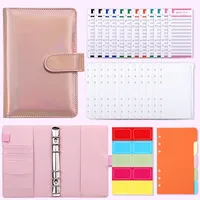 Fashion Creative Laser Macaron Loose-Leaf Notebook A 200.00cm-Inch Color Page PVC Front Cover Design Notebook Suitable For Graduation Wedding Moving sku image 12