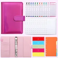 Fashion Creative Laser Macaron Loose-Leaf Notebook A 200.00cm-Inch Color Page PVC Front Cover Design Notebook Suitable For Graduation Wedding Moving sku image 13