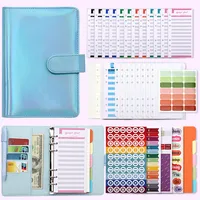 Fashion Creative Laser Macaron Loose-Leaf Notebook A 200.00cm-Inch Color Page PVC Front Cover Design Notebook Suitable For Graduation Wedding Moving sku image 18