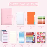 Creative Macaron A6 Pu Loose-leaf Accounting Notebook main image 2