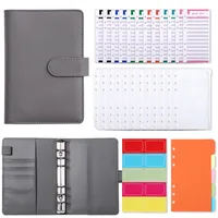 Creative Macaron A6 Pu Loose-leaf Accounting Notebook sku image 3