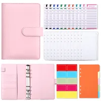 Creative Macaron A6 Pu Loose-leaf Accounting Notebook sku image 1