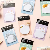 Shaped Cartoon Sticky Notes Cute Ins Korean Note Paper Stationery Notepad Good-looking Note Sticker Wholesale main image 1