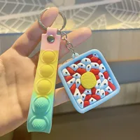 Cartoon Style Cute Food Pvc Metal Unisex Bag Pendant Keychain sku image 7