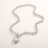 Titanium Steel 18K Gold Plated Modern Style Plating Heart Shape Earrings Necklace main image 2