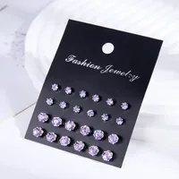 Fashion Octopus Zircon Earrings Set Nhsd150986 sku image 4