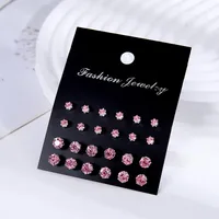 Fashion Octopus Zircon Earrings Set Nhsd150986 sku image 5