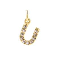 Bohemian Letter Stainless Steel Plating 18k Gold Plated Necklace sku image 24