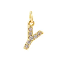 Bohemian Letter Stainless Steel Plating 18k Gold Plated Necklace sku image 10