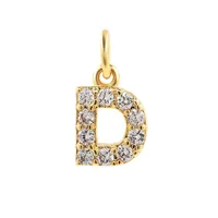 Bohemian Letter Stainless Steel Plating 18k Gold Plated Necklace sku image 11