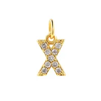 Bohemian Letter Stainless Steel Plating 18k Gold Plated Necklace sku image 9