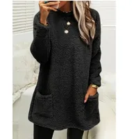Women's Hoodie Long Sleeve Hoodies & Sweatshirts Pocket Casual Solid Color main image 5