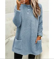 Women's Hoodie Long Sleeve Hoodies & Sweatshirts Pocket Casual Solid Color main image 2