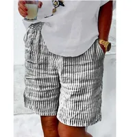 Women's Daily Casual Simple Style Stripe Shorts Printing Pocket Straight Pants main image 2