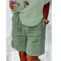 Women's Daily Casual Simple Style Stripe Shorts Printing Pocket Straight Pants main image 4