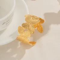 IG Style Retro Streetwear Butterfly 304 Stainless Steel Bangle In Bulk main image 5