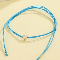 Heart Alloy Plating No Inlaid Women's Bracelets sku image 1