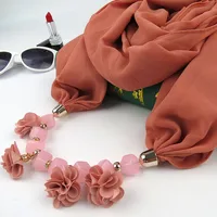 Women's Sweet Flower Chiffon Kerchief sku image 7