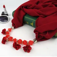 Women's Sweet Flower Chiffon Kerchief sku image 3