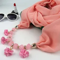 Women's Sweet Flower Chiffon Kerchief sku image 13
