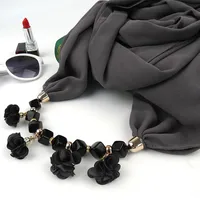 Women's Sweet Flower Chiffon Kerchief sku image 12