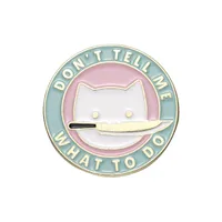 Cute Simple Style Animal Cartoon Character Alloy Stamping Stoving Varnish Plating Unisex Brooches sku image 26