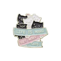 Cute Simple Style Animal Cartoon Character Alloy Stamping Stoving Varnish Plating Unisex Brooches sku image 25