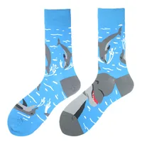 All Polyester Socks   Fashion Brand Animal Music Pepper Pattern Fashionable Polyester Socks Men's Medium Polyester Socks sku image 33