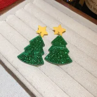 Fashion Irregular Transparent Acrylic Earrings Wholesale sku image 6