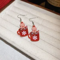 Fashion Irregular Transparent Acrylic Earrings Wholesale sku image 12