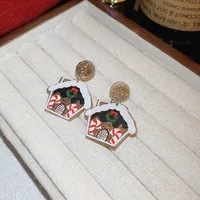 Fashion Irregular Transparent Acrylic Earrings Wholesale sku image 10