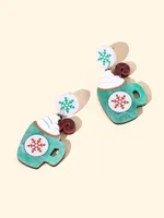 Fashion Irregular Transparent Acrylic Earrings Wholesale sku image 7