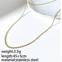 Basic Letter Stainless Steel Copper Zircon Pendant Necklace In Bulk sku image 2