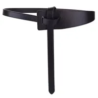 Casual Solid Color Pu Leather Patchwork Women's Leather Belts main image 5