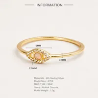 Classic Style Round Sterling Silver Plating Inlay Artificial Gemstones Rings main image 5