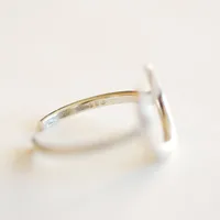 925 Sterling Silver Moon Open Rings main image 4