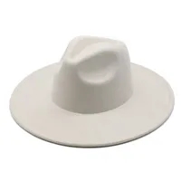 Unisex Vintage Style Baroque Style Ethnic Style Solid Color Wide Eaves Fedora Hat sku image 1
