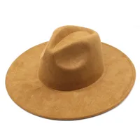 Unisex Vintage Style Baroque Style Ethnic Style Solid Color Wide Eaves Fedora Hat main image 2