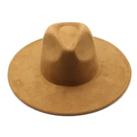 Unisex Vintage Style Baroque Style Ethnic Style Solid Color Wide Eaves Fedora Hat main image 3
