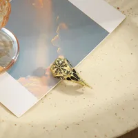 Commute Geometric Alloy Asymmetrical Unisex Brooches main image 5