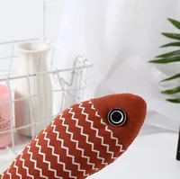 Cute Plush Simulation Fish Cat Teaser Toy main image 2