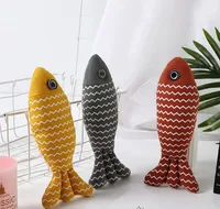 Cute Plush Simulation Fish Cat Teaser Toy main image 4
