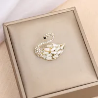 Simple Style Insect Flower Bow Knot Alloy Inlay Zircon Women's Brooches main image 4