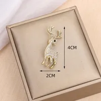 Simple Style Insect Flower Bow Knot Alloy Inlay Zircon Women's Brooches sku image 2