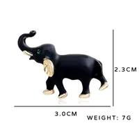 Vintage Style Elephant Alloy Plating Unisex Brooches main image 2