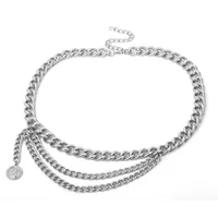 Simple Style U Shape Alloy Plating Women's Chain Belts sku image 2